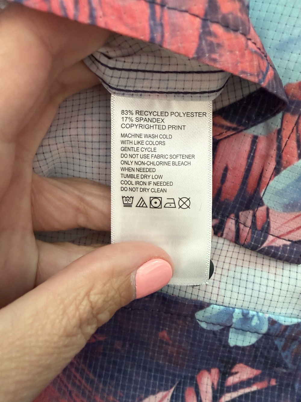 Tommy Bahama Shirt Mens XLT Tropical Floral Button Down Stretch Performance Big - Picture 4 of 4